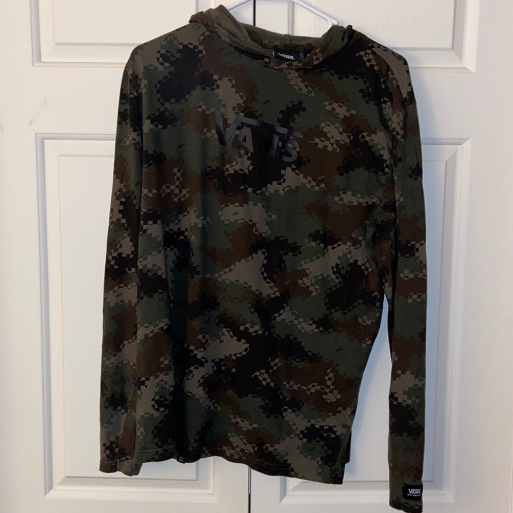 Vans  camouflage hooded shirt